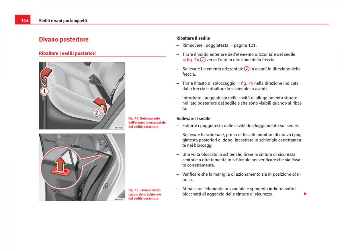 Seat Ibiza IV 4 manuale del proprietario / page 126