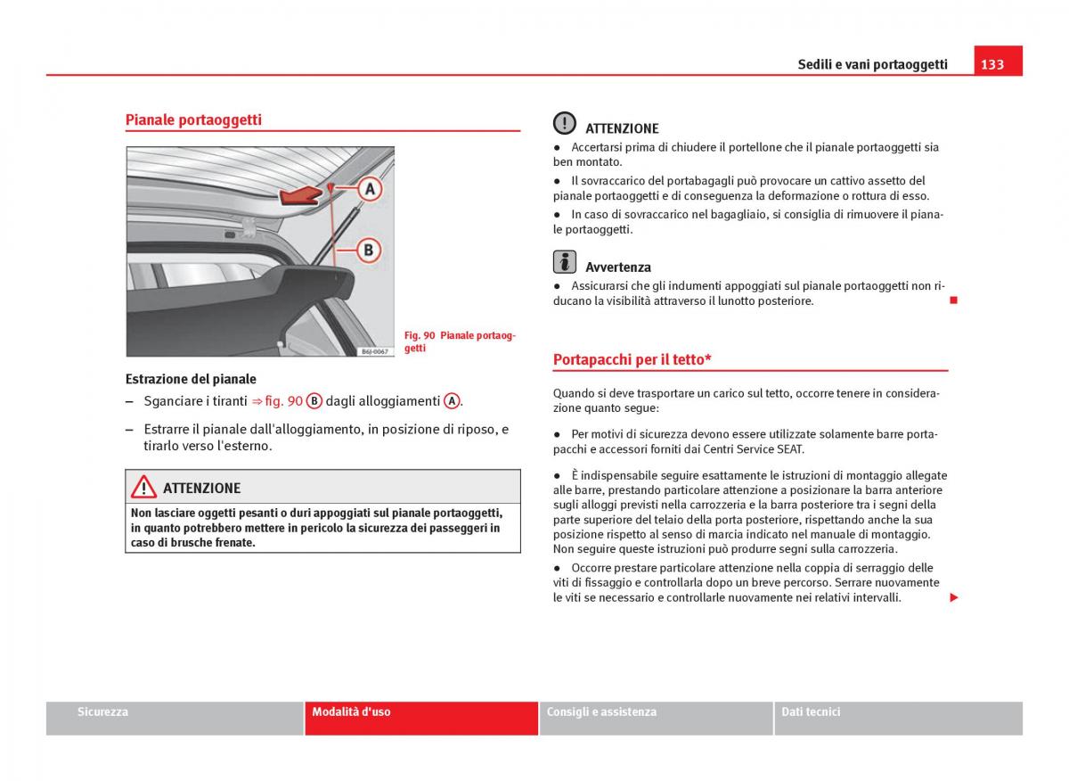 Seat Ibiza IV 4 manuale del proprietario / page 135