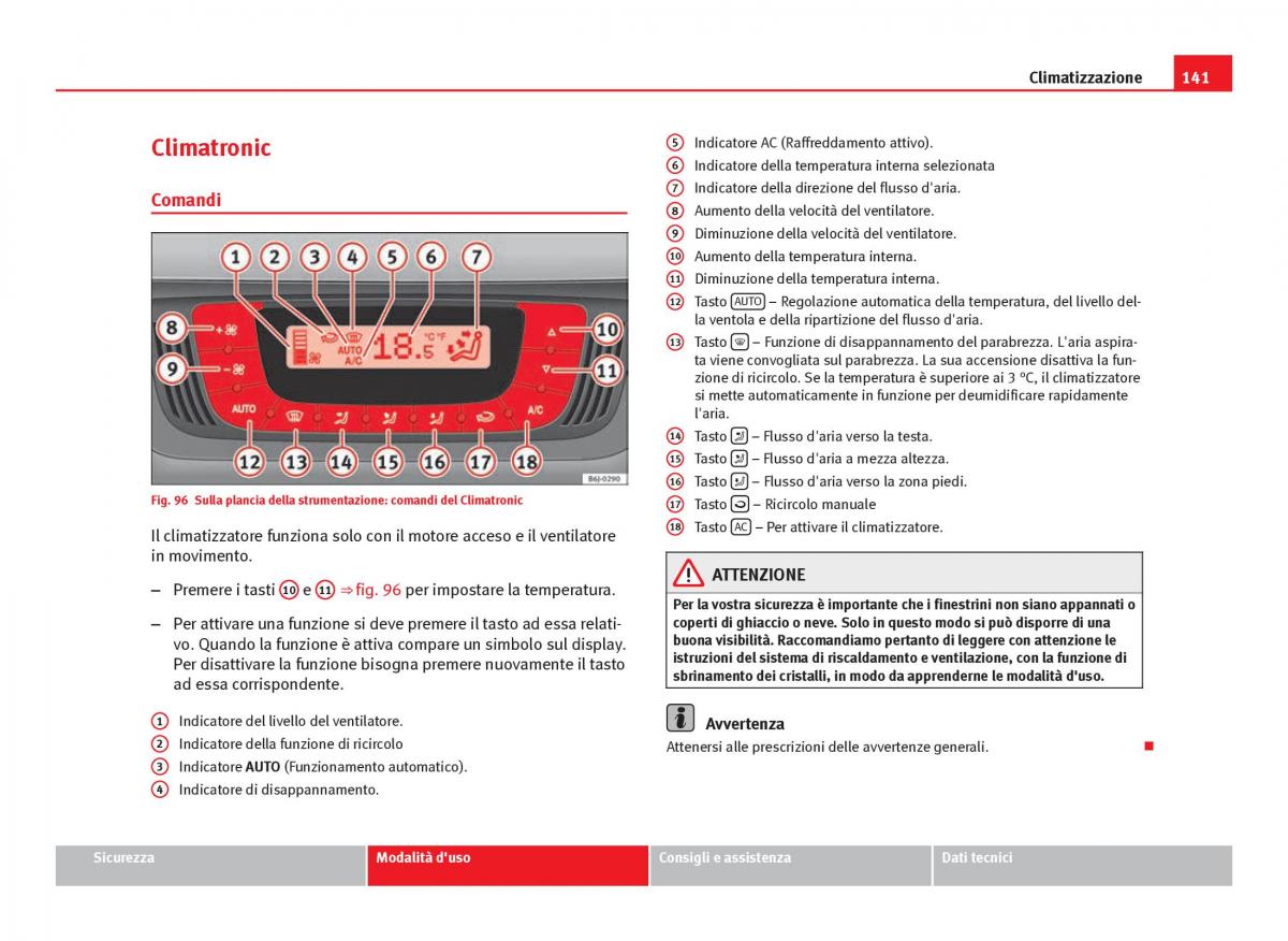 Seat Ibiza IV 4 manuale del proprietario / page 143