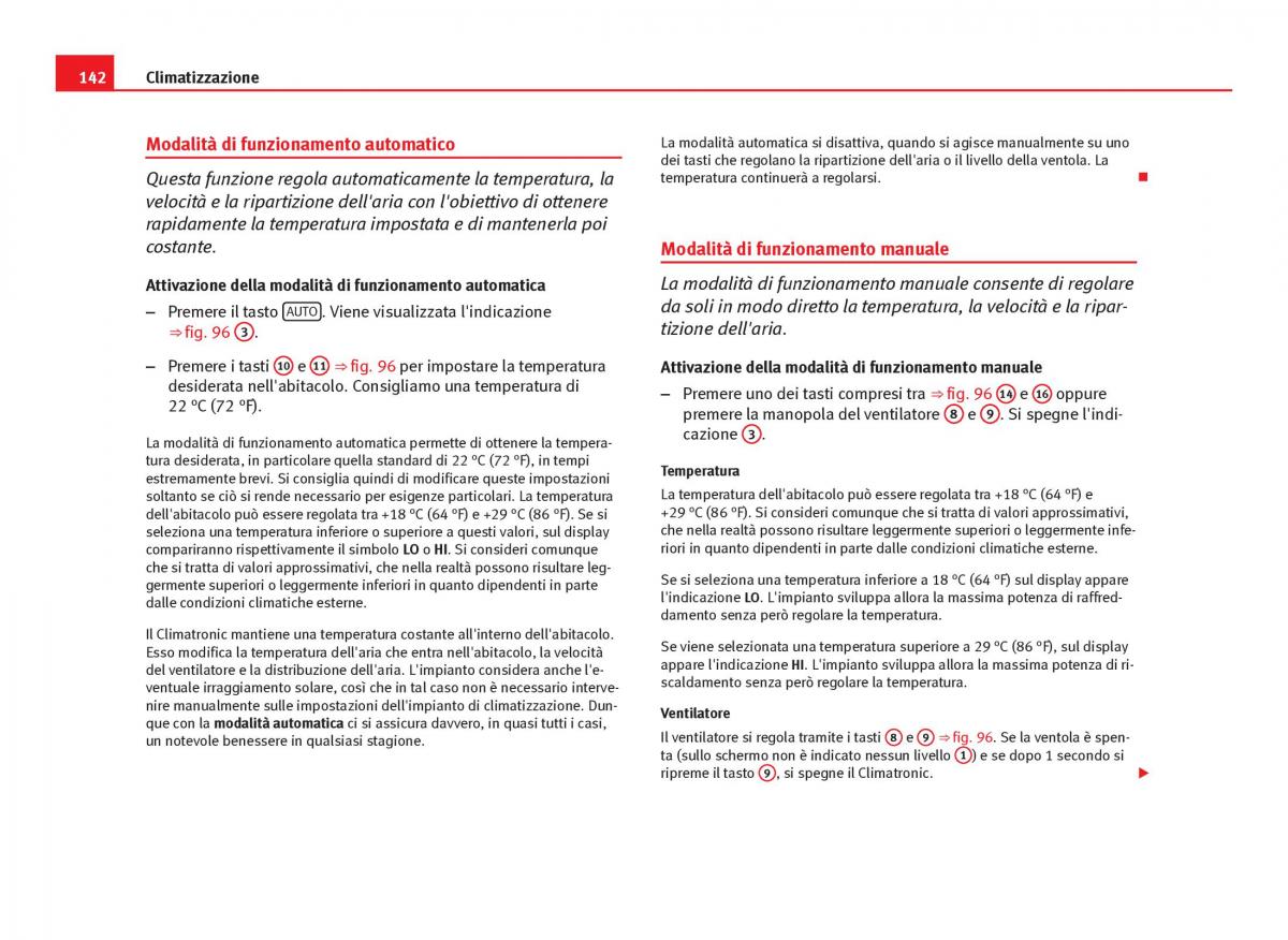 Seat Ibiza IV 4 manuale del proprietario / page 144