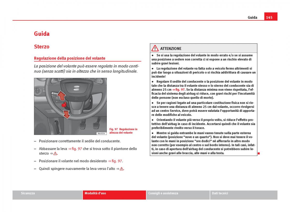 Seat Ibiza IV 4 manuale del proprietario / page 147