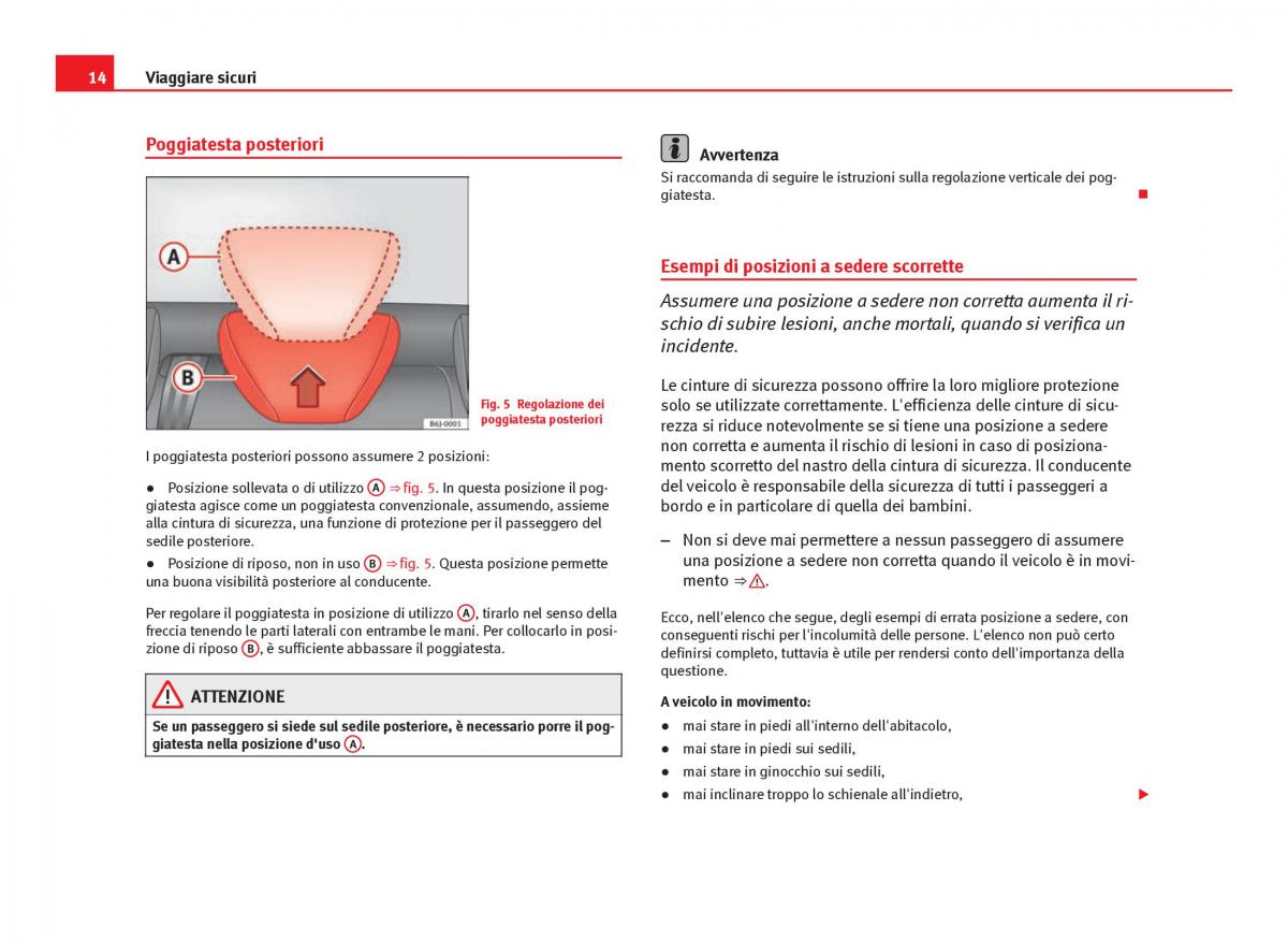 Seat Ibiza IV 4 manuale del proprietario / page 16