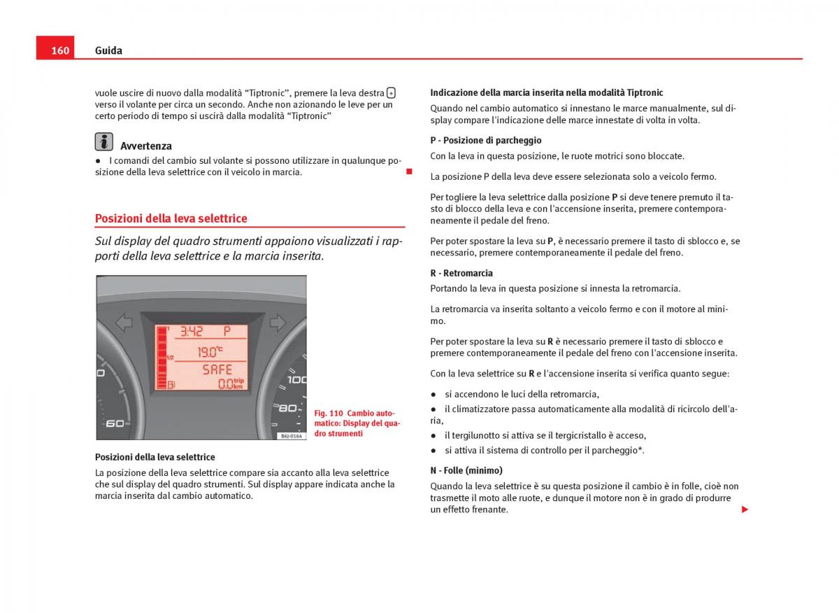 Seat Ibiza IV 4 manuale del proprietario / page 162