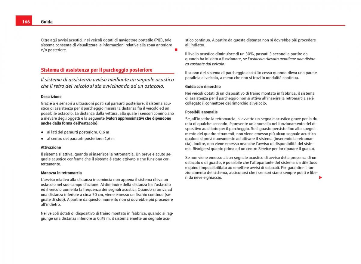 Seat Ibiza IV 4 manuale del proprietario / page 168