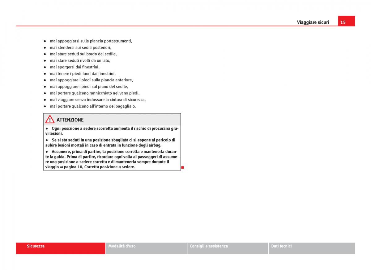 Seat Ibiza IV 4 manuale del proprietario / page 17