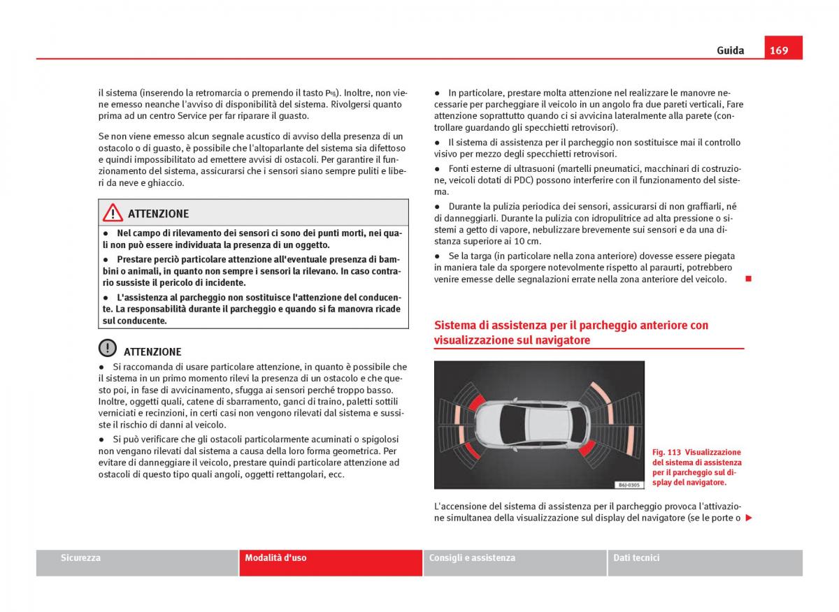 Seat Ibiza IV 4 manuale del proprietario / page 171