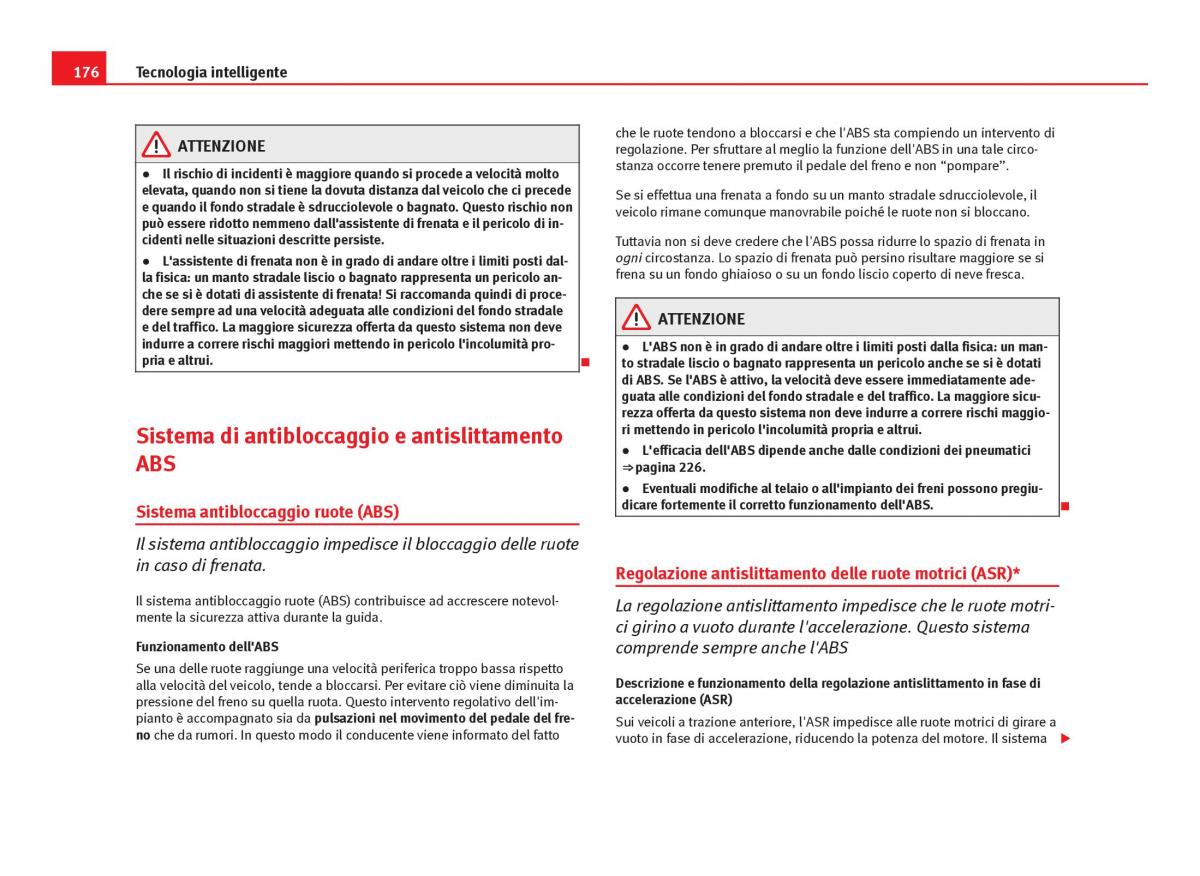 Seat Ibiza IV 4 manuale del proprietario / page 178