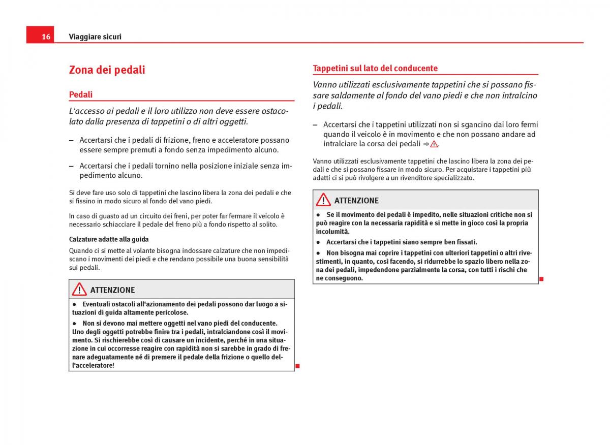 Seat Ibiza IV 4 manuale del proprietario / page 18