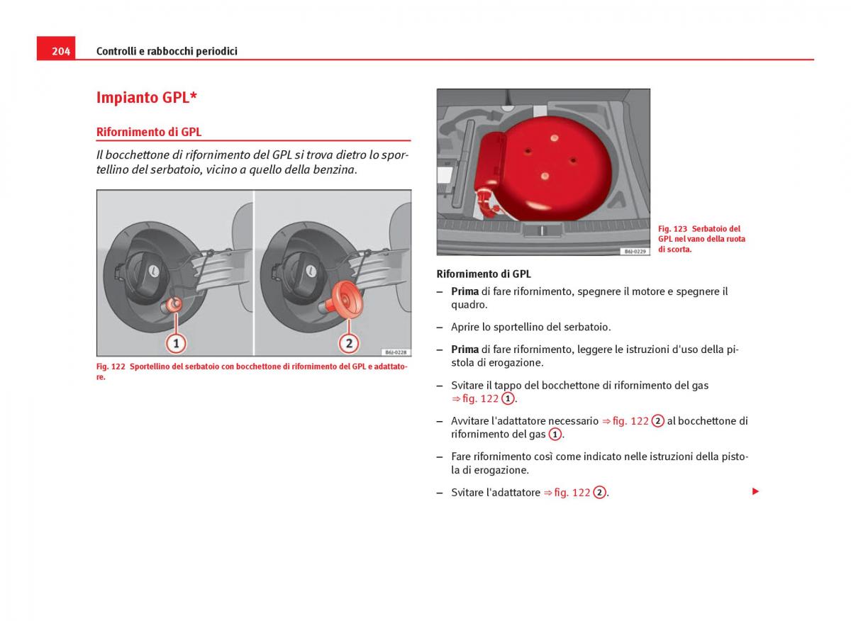 Seat Ibiza IV 4 manuale del proprietario / page 206