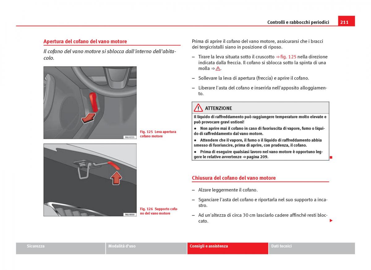 Seat Ibiza IV 4 manuale del proprietario / page 213