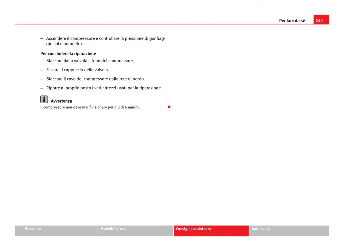 Seat Ibiza IV 4 manuale del proprietario / page 243