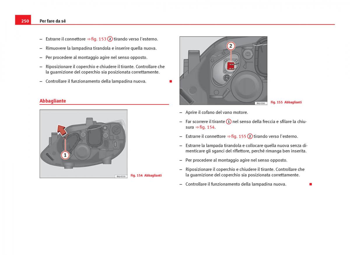 Seat Ibiza IV 4 manuale del proprietario / page 252