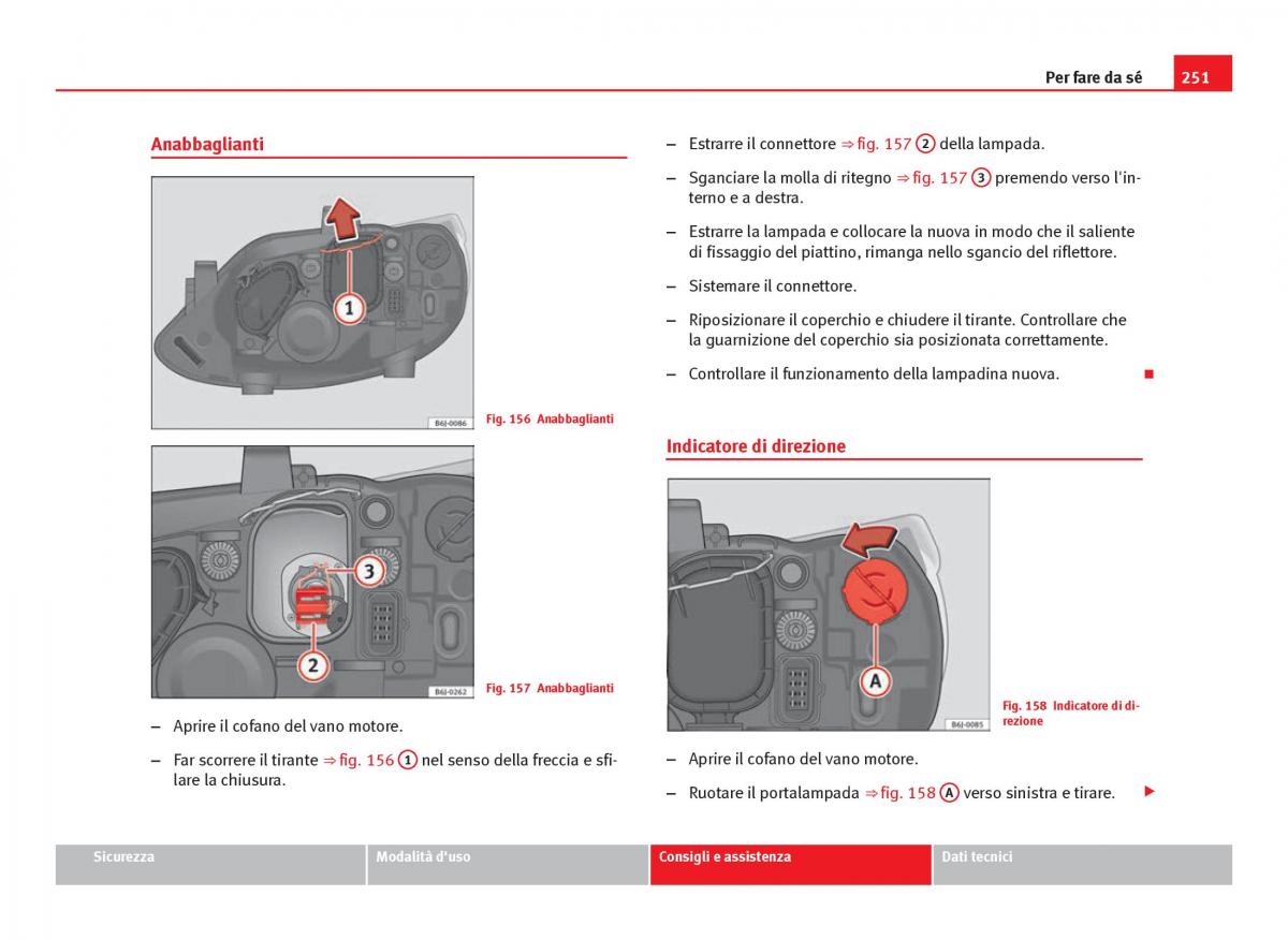 Seat Ibiza IV 4 manuale del proprietario / page 253