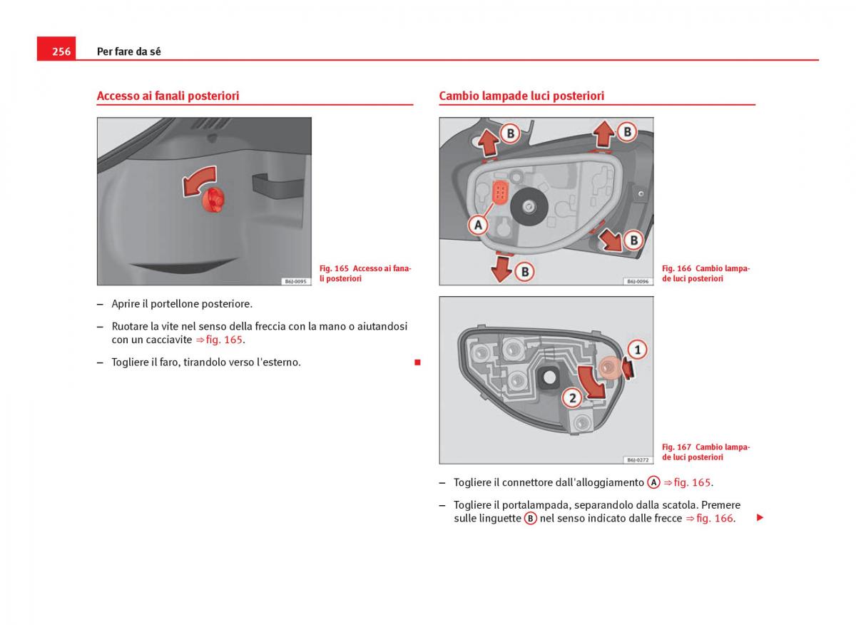 Seat Ibiza IV 4 manuale del proprietario / page 258