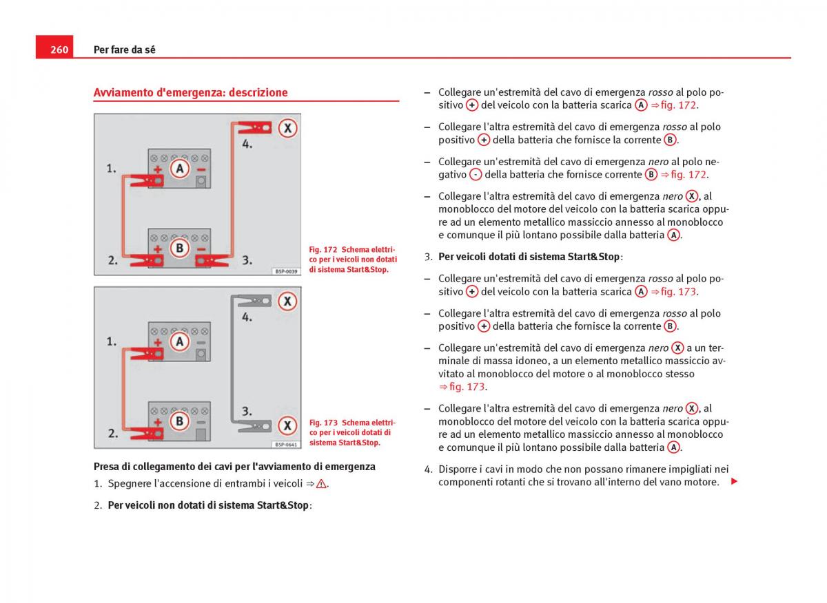 Seat Ibiza IV 4 manuale del proprietario / page 262