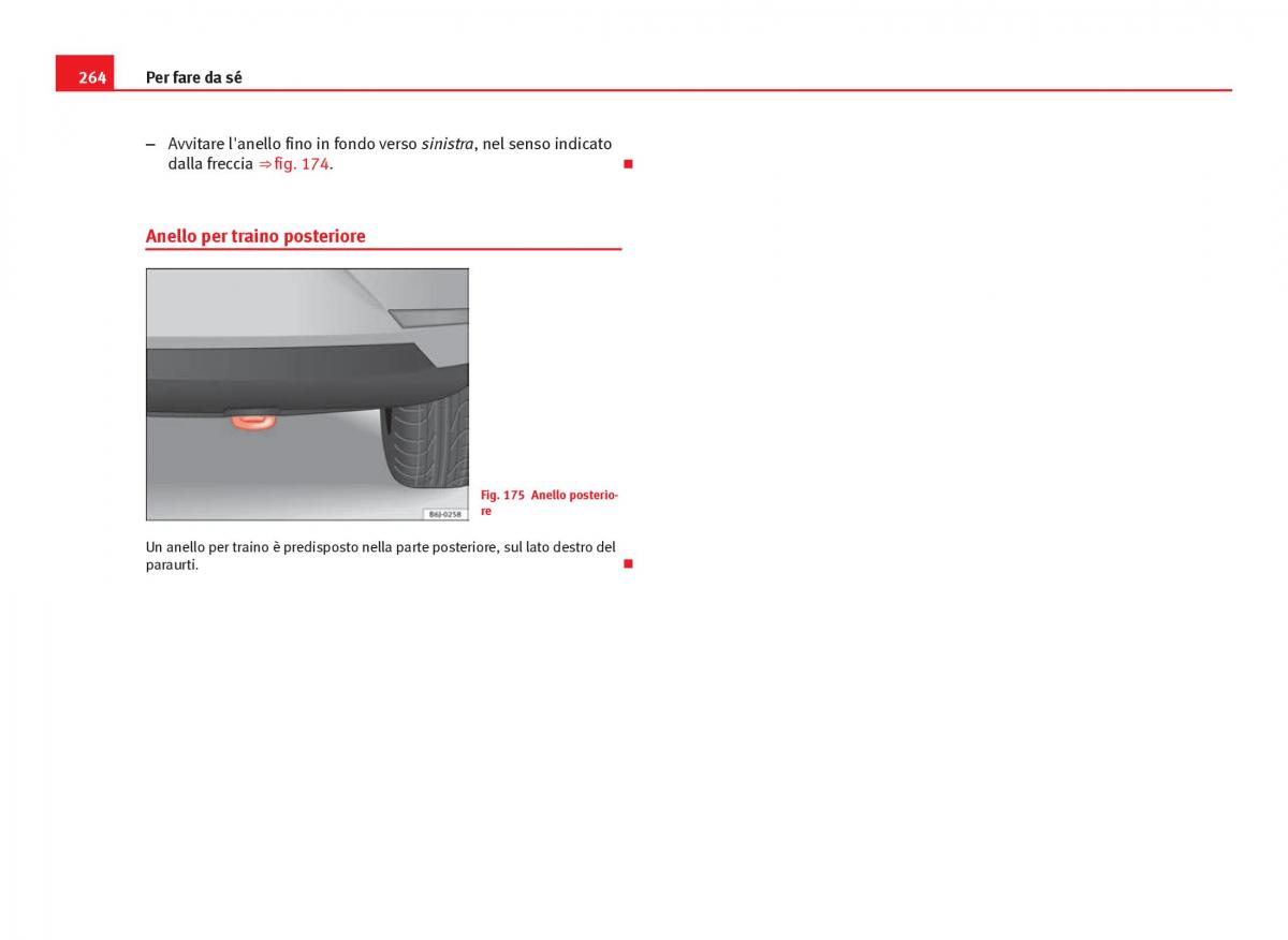 Seat Ibiza IV 4 manuale del proprietario / page 266