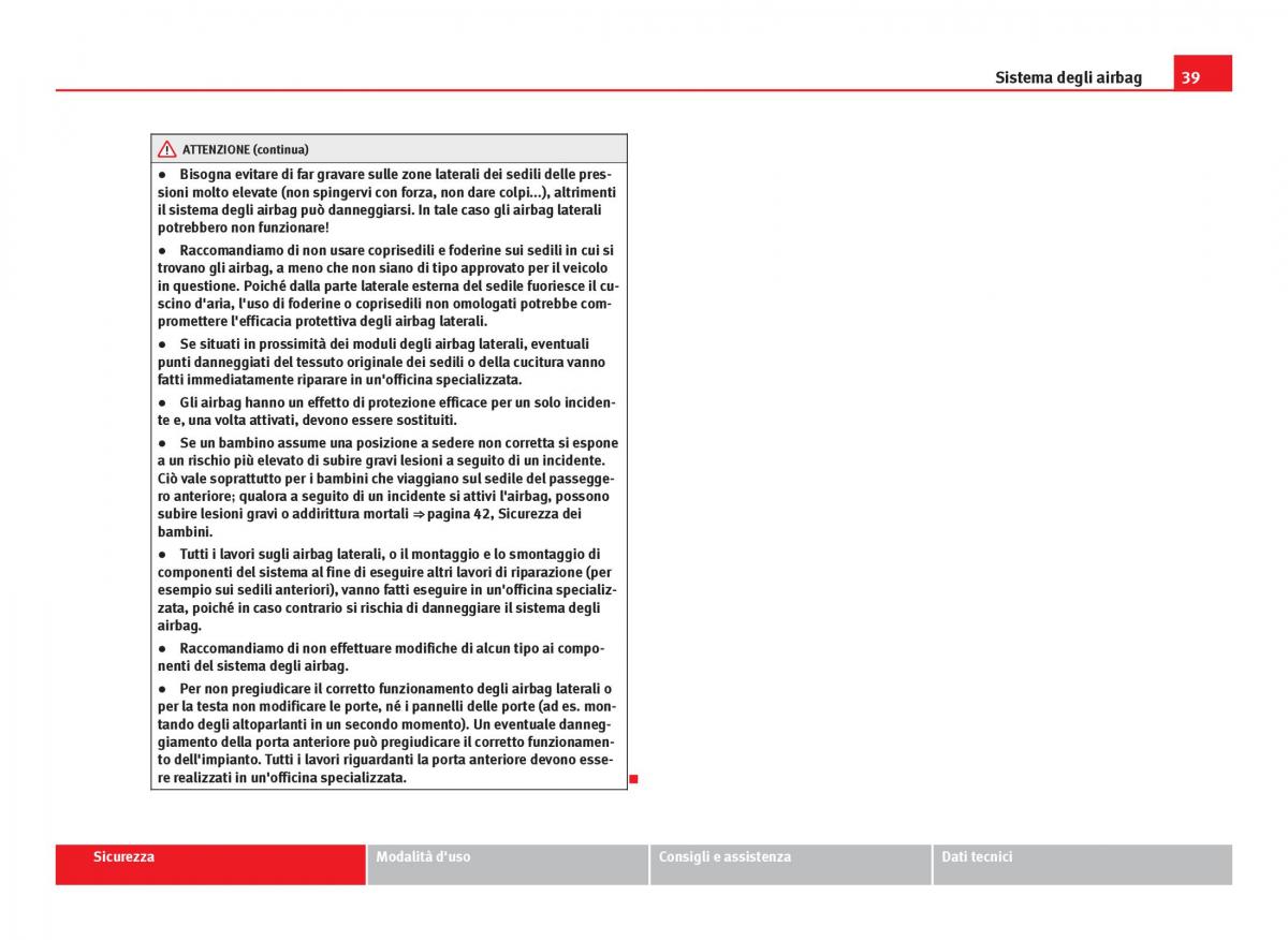 Seat Ibiza IV 4 manuale del proprietario / page 41