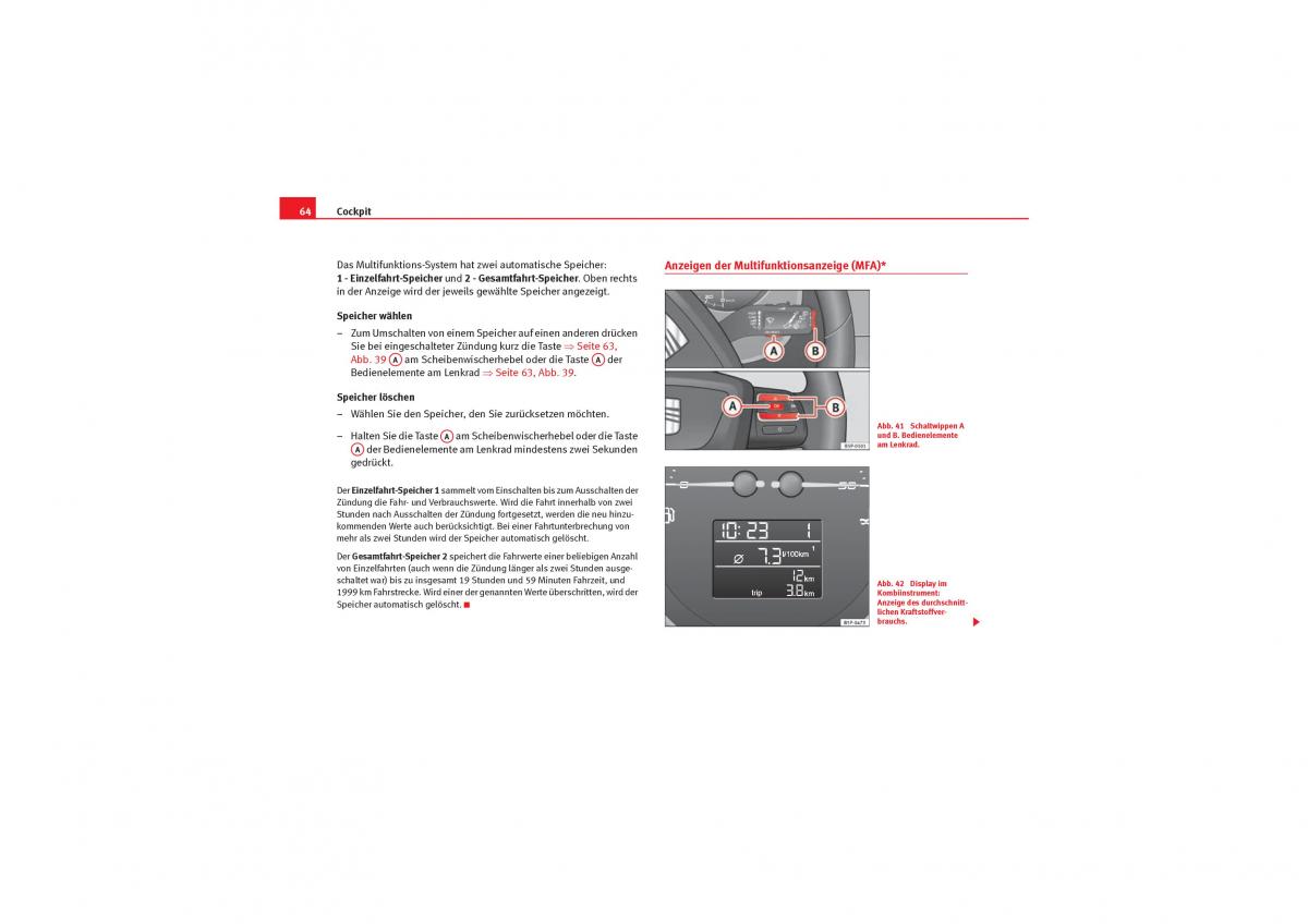 Seat Leon II 2 Handbuch / page 66