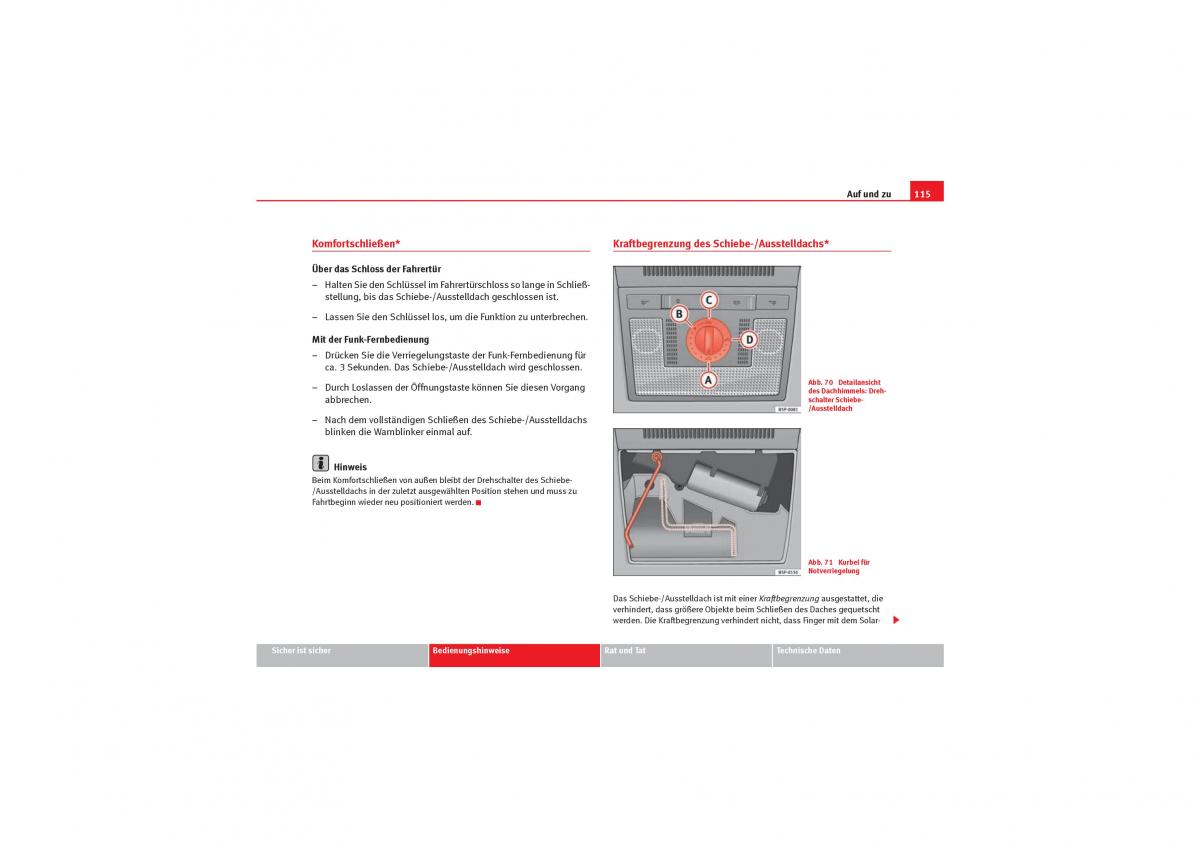 Seat Leon II 2 Handbuch / page 117