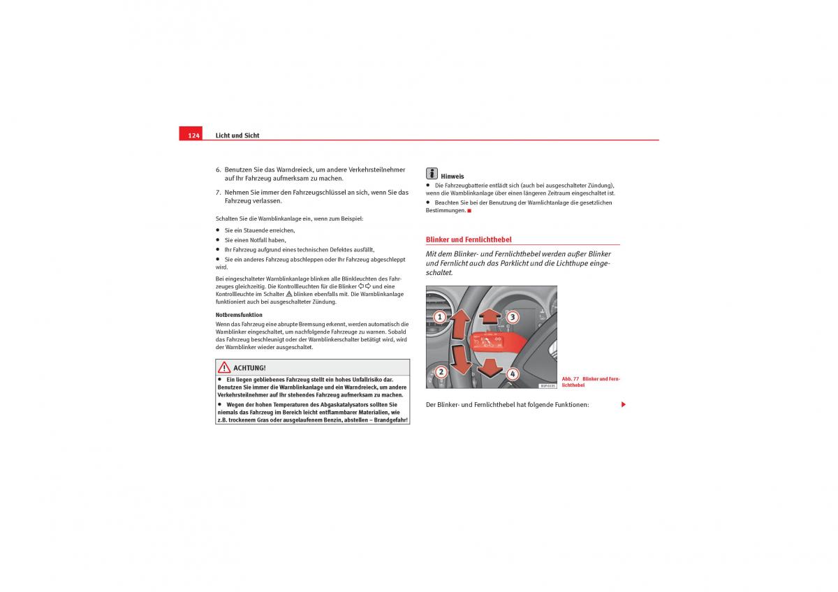 Seat Leon II 2 Handbuch / page 126