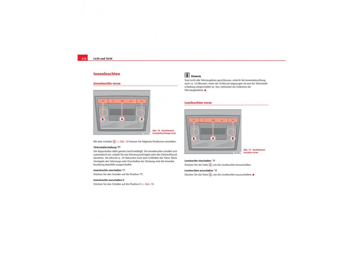 Seat Leon II 2 Handbuch / page 128