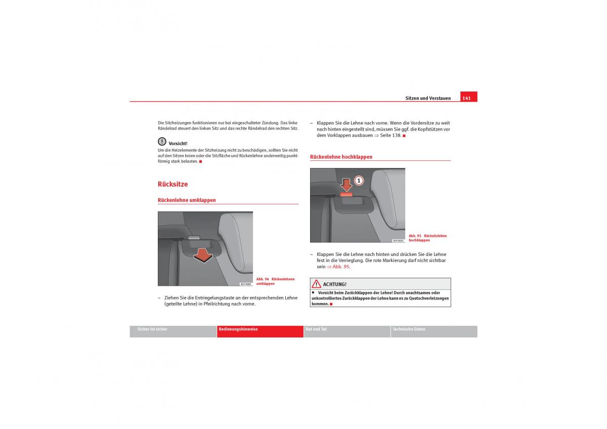 Seat Leon II 2 Handbuch / page 143