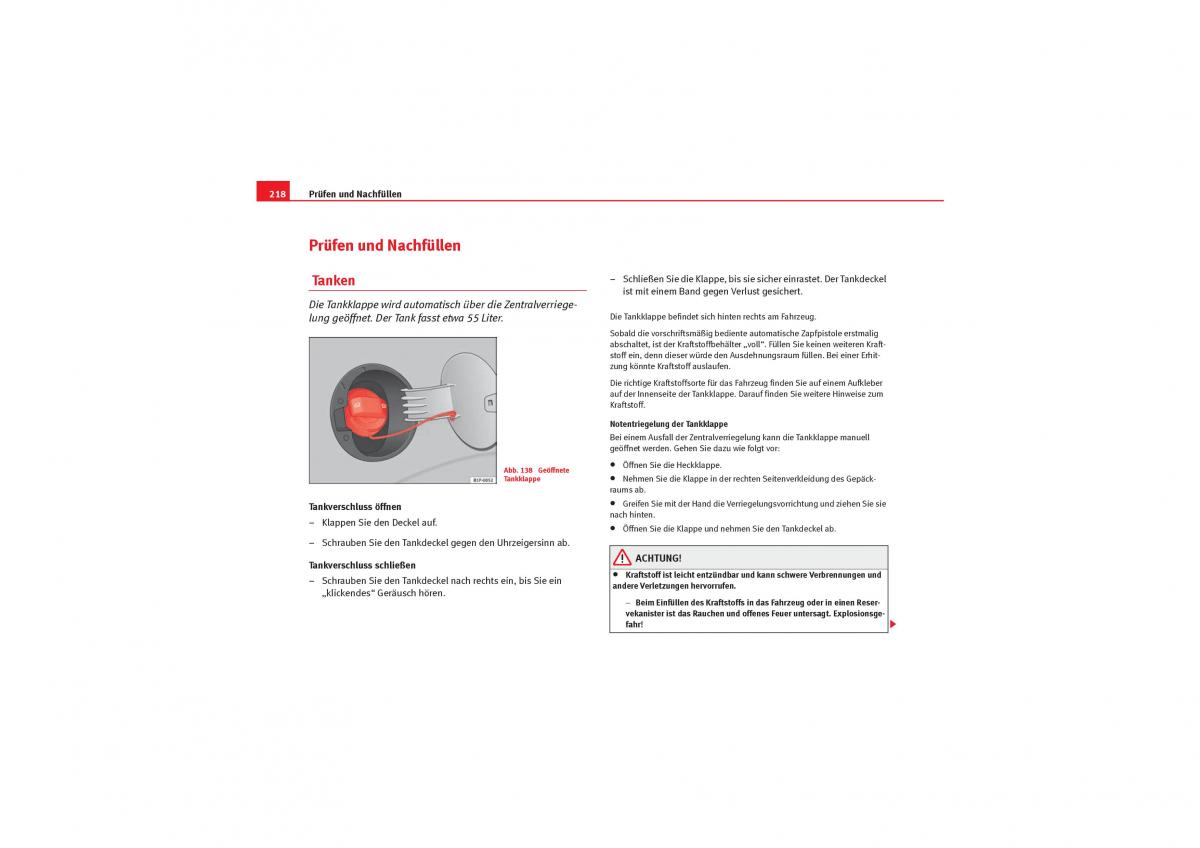 Seat Leon II 2 Handbuch / page 220