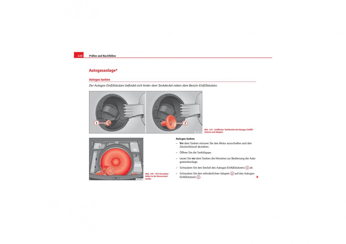 Seat Leon II 2 Handbuch / page 222