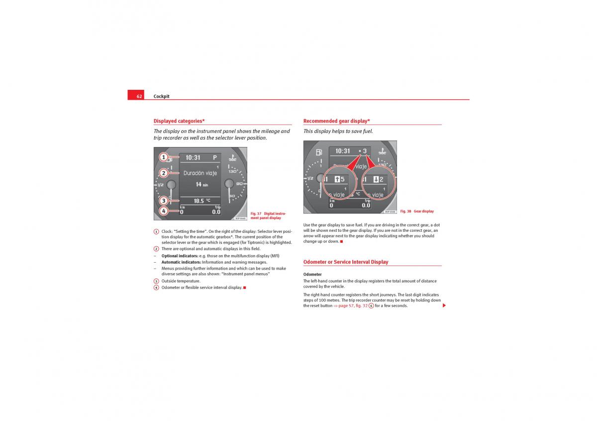 Seat Leon II 2 owners manual / page 64