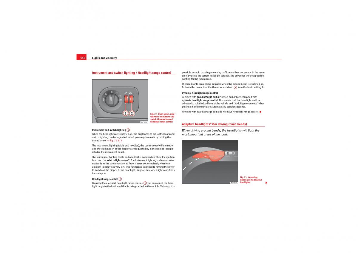 Seat Leon II 2 owners manual / page 120