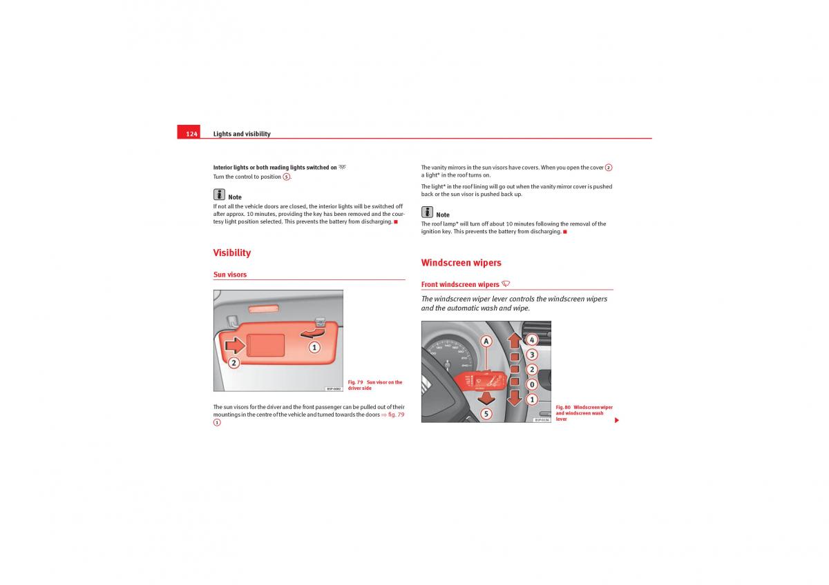 Seat Leon II 2 owners manual / page 126