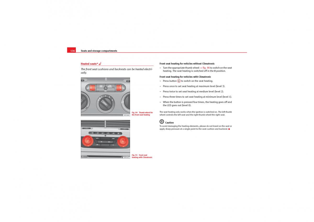 Seat Leon II 2 owners manual / page 138