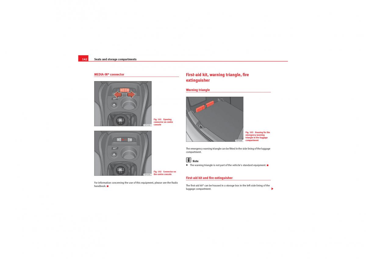 Seat Leon II 2 owners manual / page 144