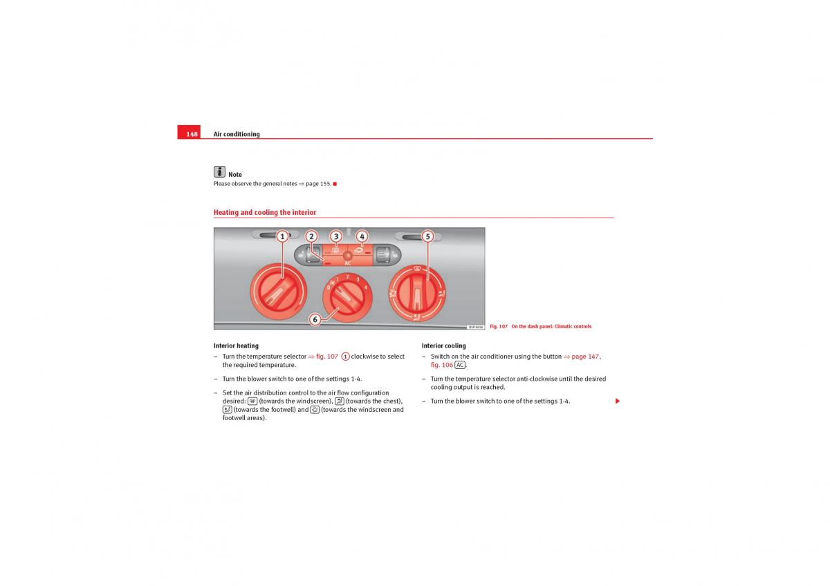 Seat Leon II 2 owners manual / page 150