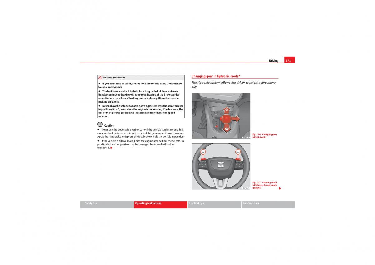 Seat Leon II 2 owners manual / page 173