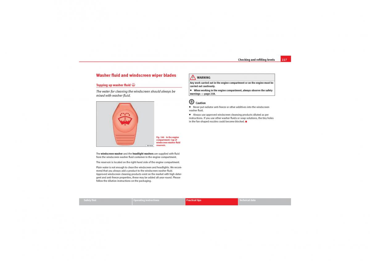 Seat Leon II 2 owners manual / page 229