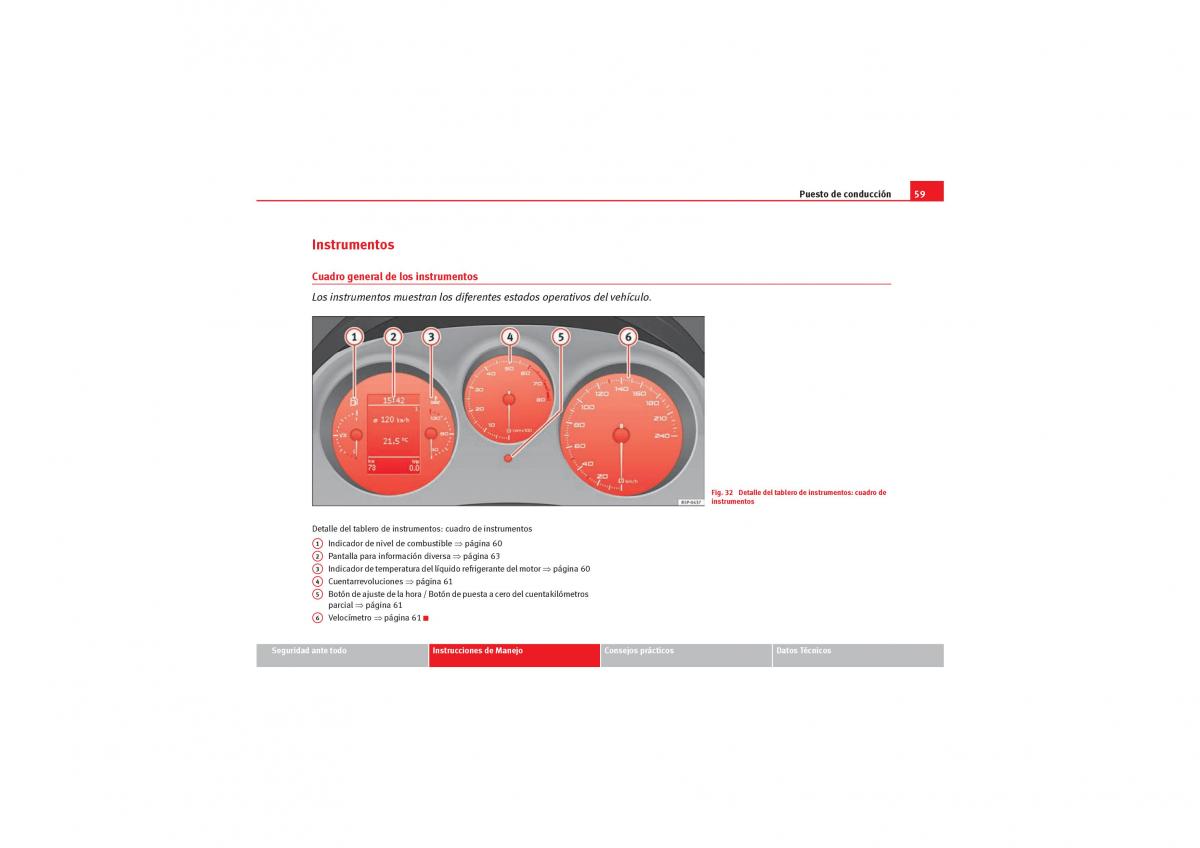 Seat Leon II 2 manual del propietario / page 61