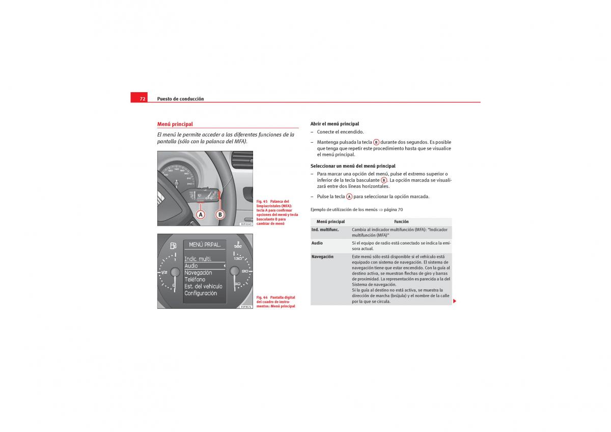 Seat Leon II 2 manual del propietario / page 74