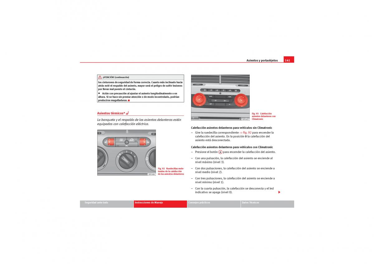 Seat Leon II 2 manual del propietario / page 143