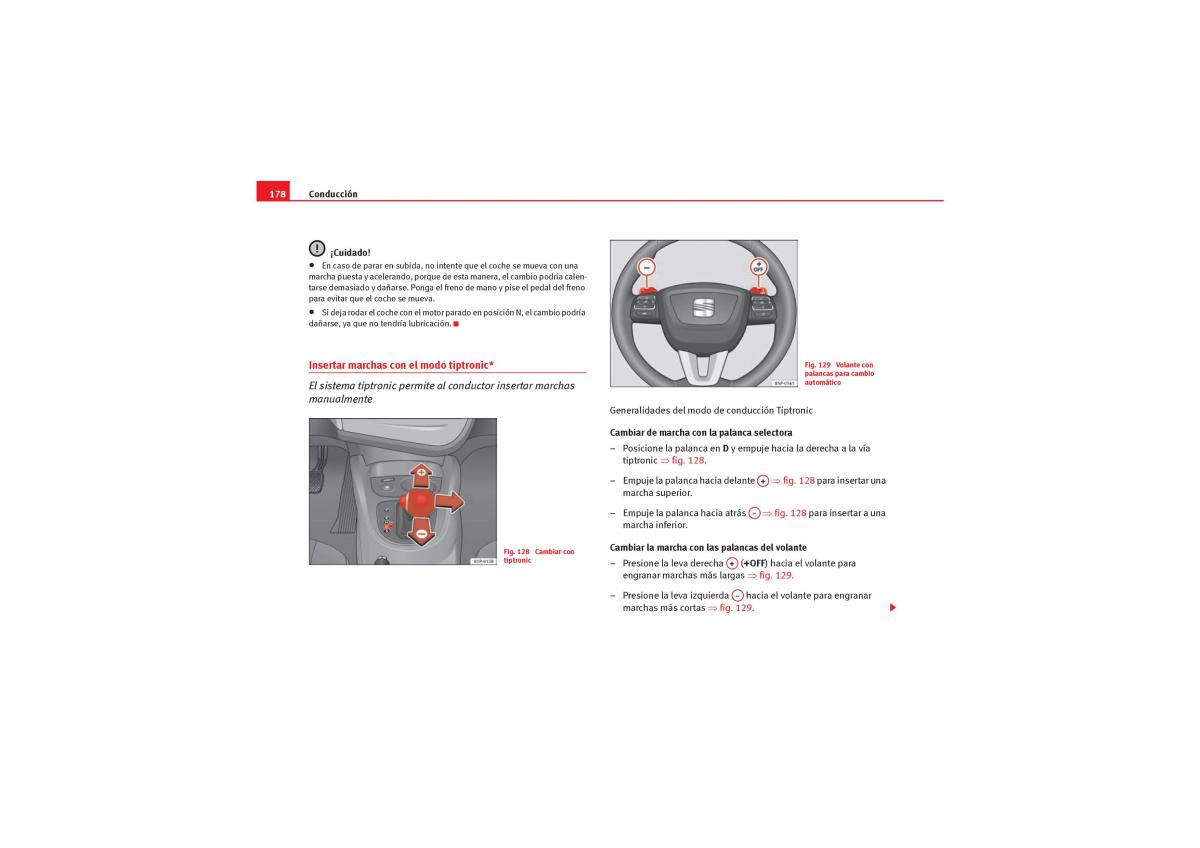 Seat Leon II 2 manual del propietario / page 180