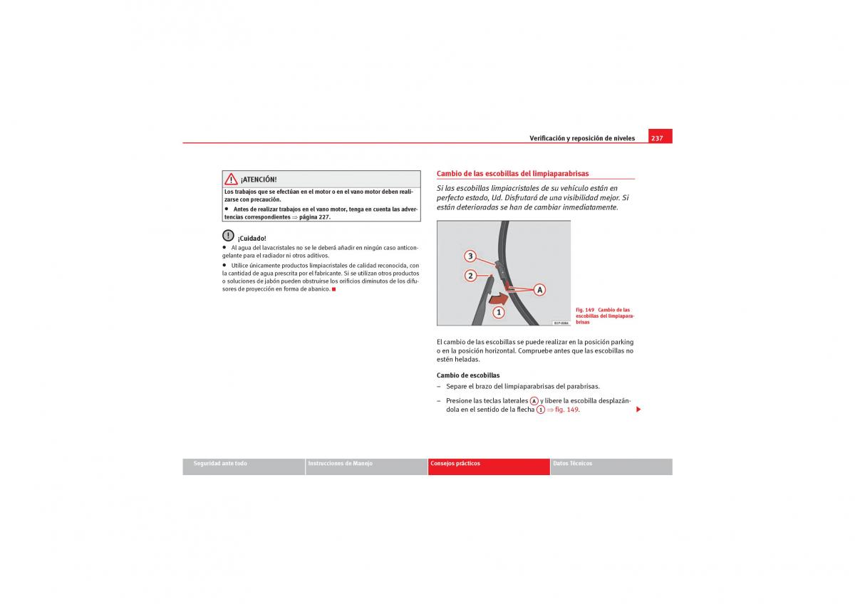 Seat Leon II 2 manual del propietario / page 239