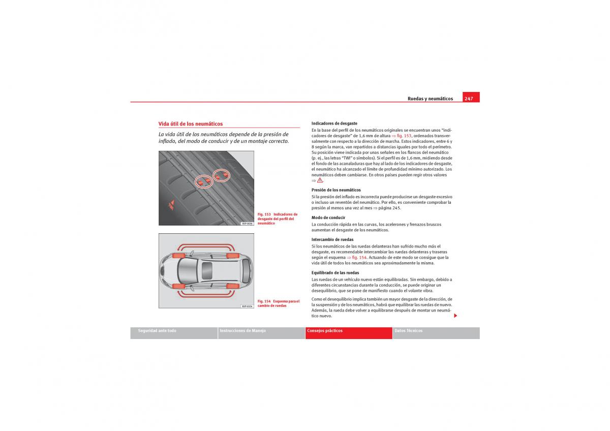 Seat Leon II 2 manual del propietario / page 249