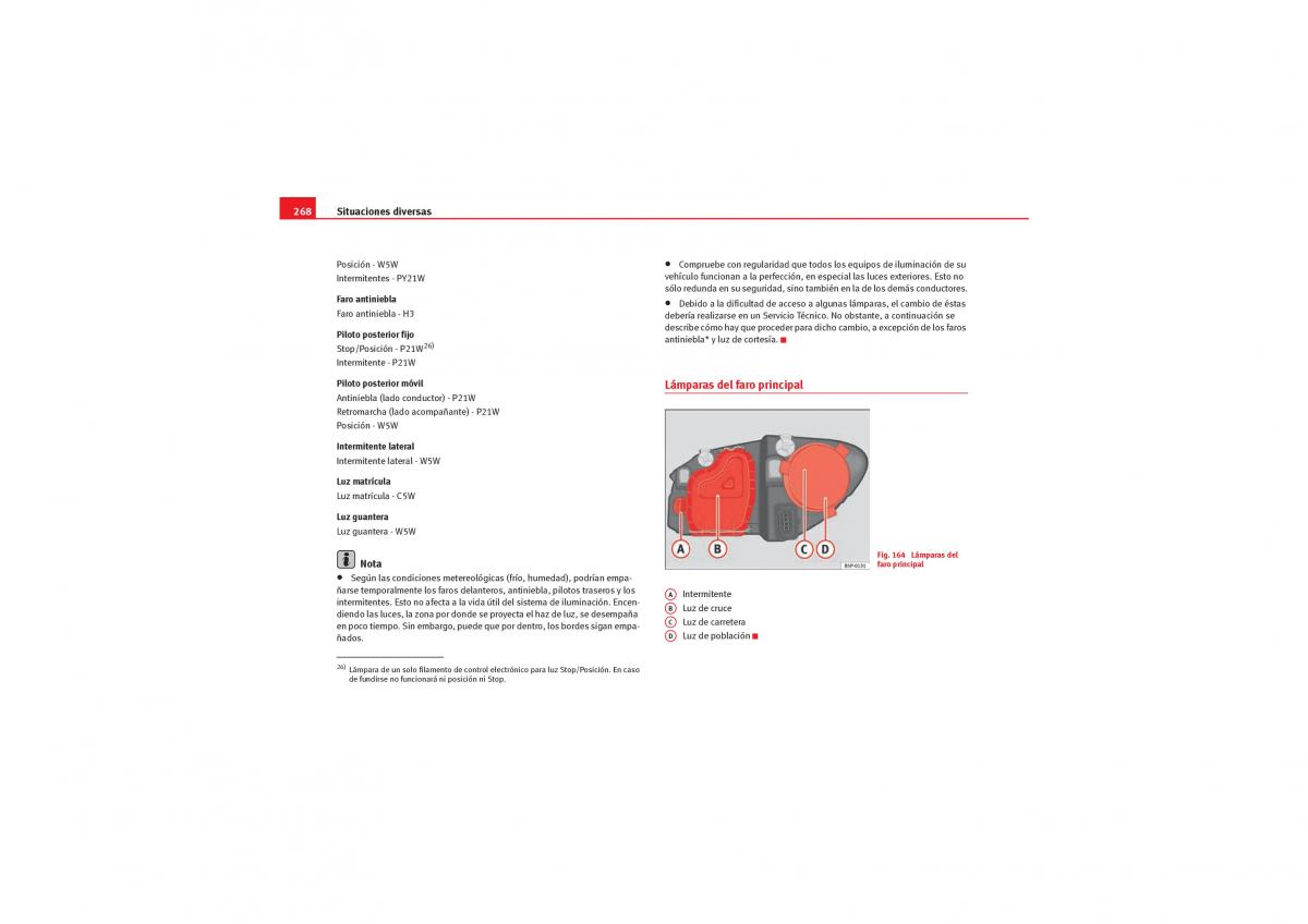 Seat Leon II 2 manual del propietario / page 270