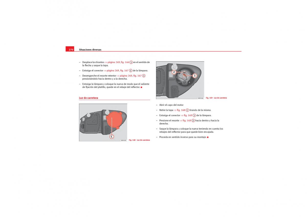 Seat Leon II 2 manual del propietario / page 272