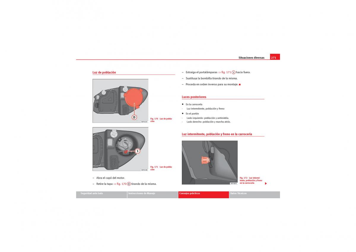 Seat Leon II 2 manual del propietario / page 273