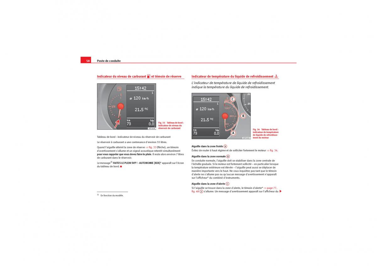 Seat Leon II 2 manuel du proprietaire / page 60