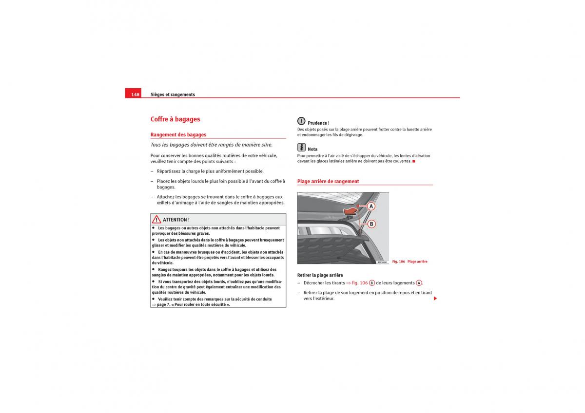 Seat Leon II 2 manuel du proprietaire / page 150