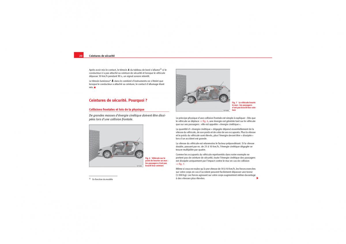 Seat Leon II 2 manuel du proprietaire / page 22