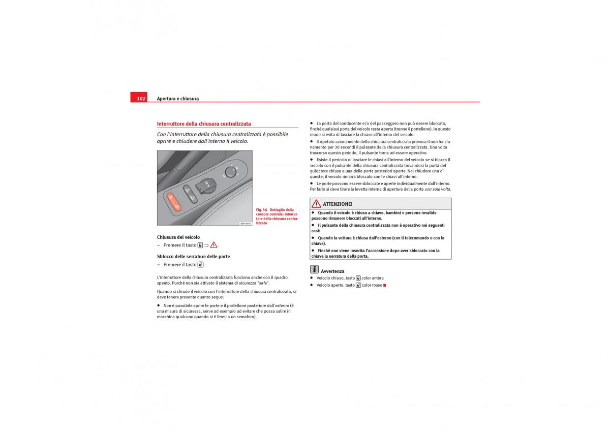 Seat Leon II 2 manuale del proprietario / page 104