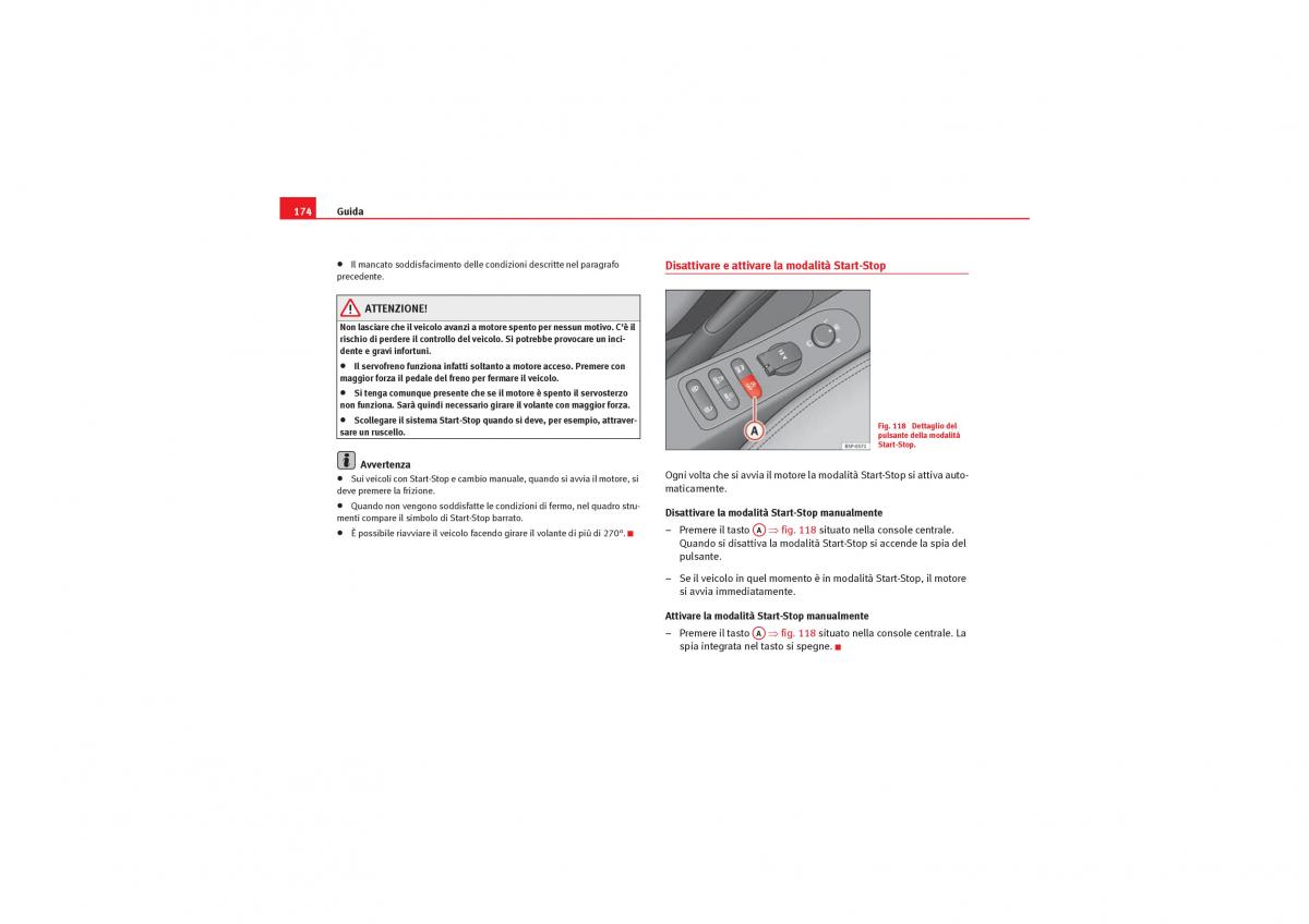 Seat Leon II 2 manuale del proprietario / page 176